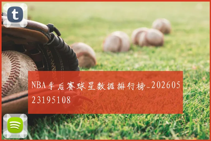 NBA季后赛球星数据排行榜_20260523195108